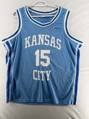 1336 XL Kansas City Royals Pepsi Promotional Basketball Jersey Powder Blue